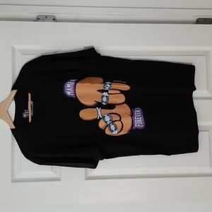 Can't Beat LA Mamba Forever Puppet Rings Tee Size L